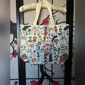 Studio Ghibli Tote Bag Brand New My Neighbor Totoro Ponyo Spirited Away